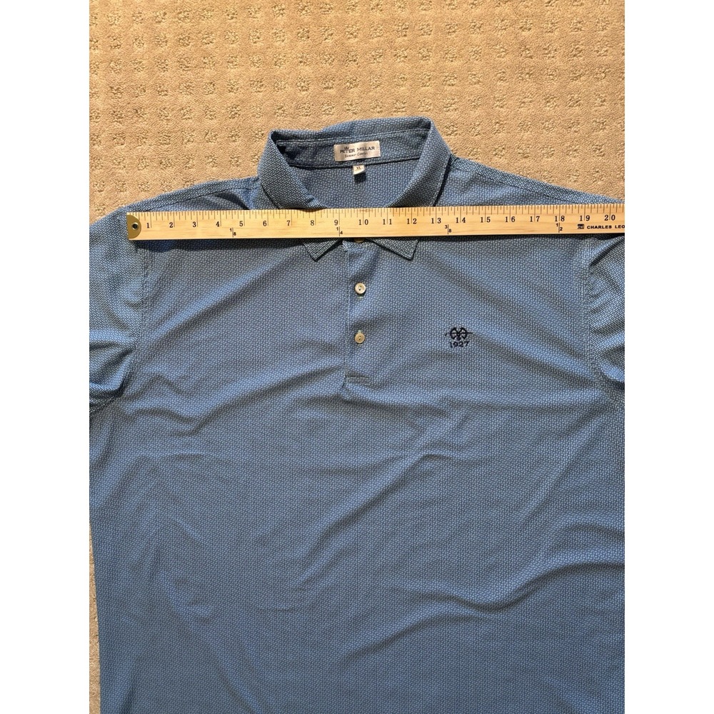 Peter Millar Polo Shirt Summer Comfort Mens XL Graphic Print Golf Performance - Picture 11 of 13
